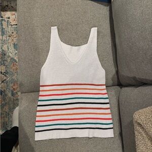 Striped Knit Tank Top